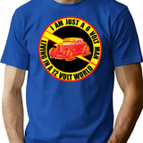 6 Volt Man In A 12 Volt World T-Shirt - Blue