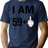 60th Birthday Funny Sarcastic Rude Offended Saying Gift For Grandpa Grandma T-Shirt - Navy