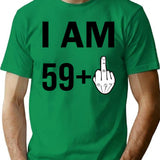 60th Birthday Funny Sarcastic Rude Offended Saying Gift For Grandpa Grandma T-Shirt - Green