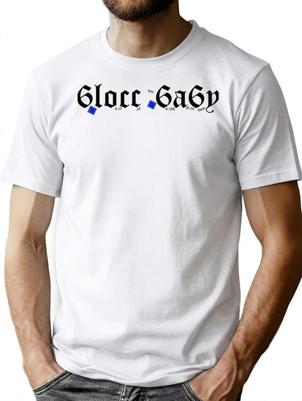 6locc 6a6y - Lil Loaded T-Shirt - Retro Graphic Tee for Men & Women - White