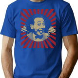 80s Movie Vintage Funny T-Shirt - Retro Graphic Casual Tee - Blue