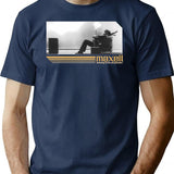 80x27 S Retro Cassette Ad Classic T Shirt - Navy