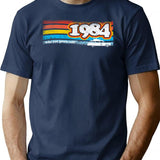 84 Buster T-Shirt - Retro Graphic Tee for Men & Women - Navy