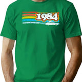 84 Buster T-Shirt - Retro Graphic Tee for Men & Women - Green