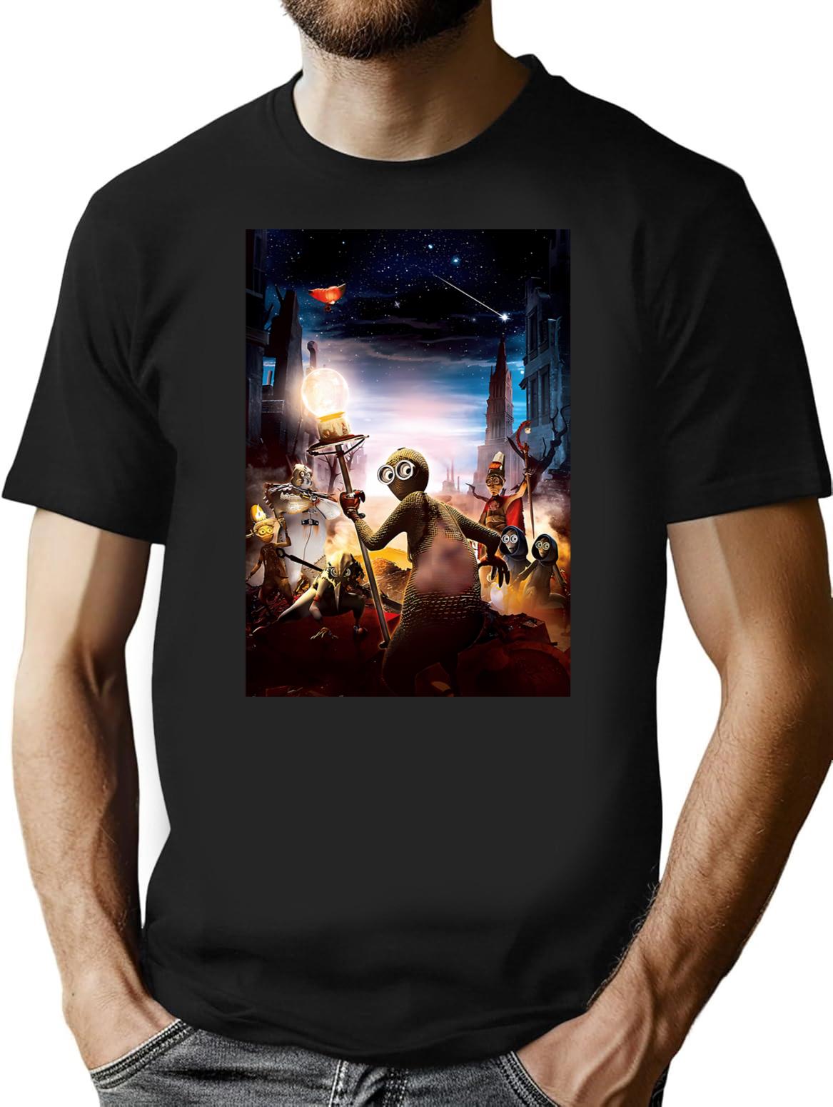 9 Movie Fanart T-Shirt - Retro Graphic Tee for Men & Women - Black