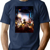 9 Movie Fanart T-Shirt - Retro Graphic Tee for Men & Women - Navy