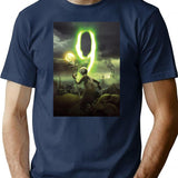 9 Poster T-Shirt - Retro Graphic Tee for Men & Women - Navy
