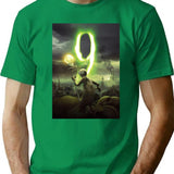 9 Poster T-Shirt - Retro Graphic Tee for Men & Women - Green