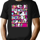 90s Library T-Shirt - Retro Graphic Tee for Men & Women - Black