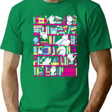 90s Library T-Shirt - Retro Graphic Tee for Men & Women - Green