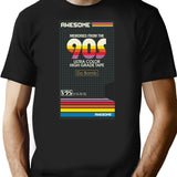 90s Memories Vhs T-Shirt - Retro Graphic Tee for Men & Women - Black