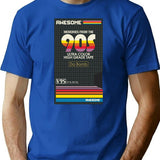 90s Memories Vhs T-Shirt - Retro Graphic Tee for Men & Women - Blue