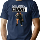 90s Movie Funny Vintage T-Shirt - Retro Graphic Casual Tee - Navy