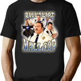 90s Vintage Tee Paul Blart Mall Cop Funny Tshirt - Black