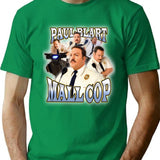 90s Vintage Tee Paul Blart Mall Cop Funny Tshirt - Green