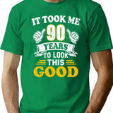 90th Birthday Gift -took Me 90 Years 90 Year Old Gift T-Shirt - Green