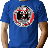 99 Wabx Rocks Detroit Retro Radio Station Design T-Shirt - Blue