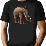 A Fine Vintage T-Shirt - Retro Graphic Casual Tee - Black