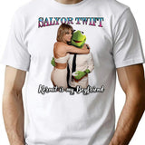A Frog Is My Boyfriend Parody Shirt T-Shirt - White