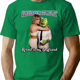 A Frog Is My Boyfriend Parody Shirt T-Shirt - Green