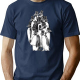 A Gathering Of Gentlemen T-Shirt - Retro Graphic Tee for Men & Women - Navy