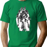 A Gathering Of Gentlemen T-Shirt - Retro Graphic Tee for Men & Women - Green