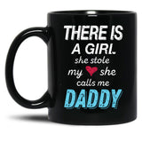 A Girl She Stole My Heart Daughter Black Coffee Mug