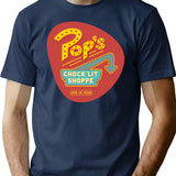 A Place To Ketchup... T-Shirt - Retro Graphic Tee for Men & Women - Navy