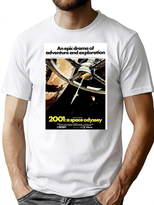 A Space T-Shirt - Retro Graphic Tee for Men & Women - White