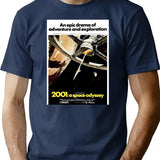 A Space T-Shirt - Retro Graphic Tee for Men & Women - Navy
