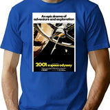 A Space T-Shirt - Retro Graphic Tee for Men & Women - Blue