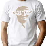 Aaliyah Sunglasses T-Shirt - Retro Graphic Tee for Men & Women - White