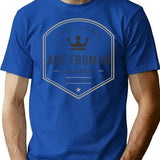 Abe Froman Sausage King T-Shirt - Retro Graphic Tee for Men & Women - Blue