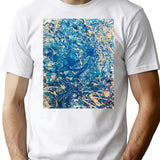 Abstract Study 98 T-Shirt - Retro Graphic Tee for Men & Women - White