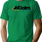 Acclaim Entertainment Inspired (weathered) T-shirt Print Sticker Design (retro Gaming Series) - Green