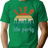 Accounting Pun Lifo The Party T-Shirt - Retro Graphic Tee for Men & Women - Green