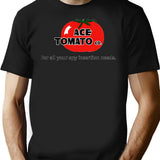 Ace Tomato Company T-Shirt - Retro Graphic Tee for Men & Women - Black
