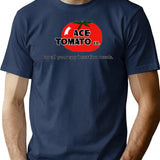 Ace Tomato Company T-Shirt - Retro Graphic Tee for Men & Women - Navy