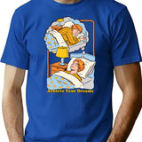 Achieve Your Dreams T-Shirt - Retro Graphic Tee for Men & Women - Blue