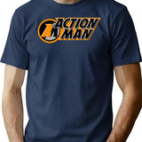 Action Man T-Shirt - Retro Graphic Tee for Men & Women - Navy