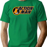 Action Man T-Shirt - Retro Graphic Tee for Men & Women - Green