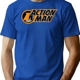 Action Man T-Shirt - Retro Graphic Tee for Men & Women - Blue