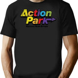 Action Park Vernon New Jersey Vintage Distressed T-Shirt - Black