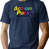 Action Park Vernon New Jersey Vintage Distressed T-Shirt - Navy