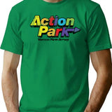 Action Park Vernon New Jersey Vintage Distressed T-Shirt - Green