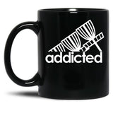 Addicted Baskets - Funny Disc Golf Black Coffee Mug, Gift Coffee Mug