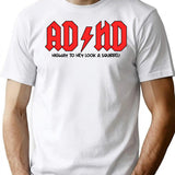 Adhd - Hey Look A Squirrel T-Shirt - White