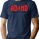 Adhd - Hey Look A Squirrel T-Shirt - Navy