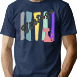 Advantage T-Shirt - Retro Graphic Tee for Men & Women - Navy