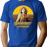 Adventures In Babysitting Vintage T-Shirt - Retro Graphic Casual Tee - Blue
